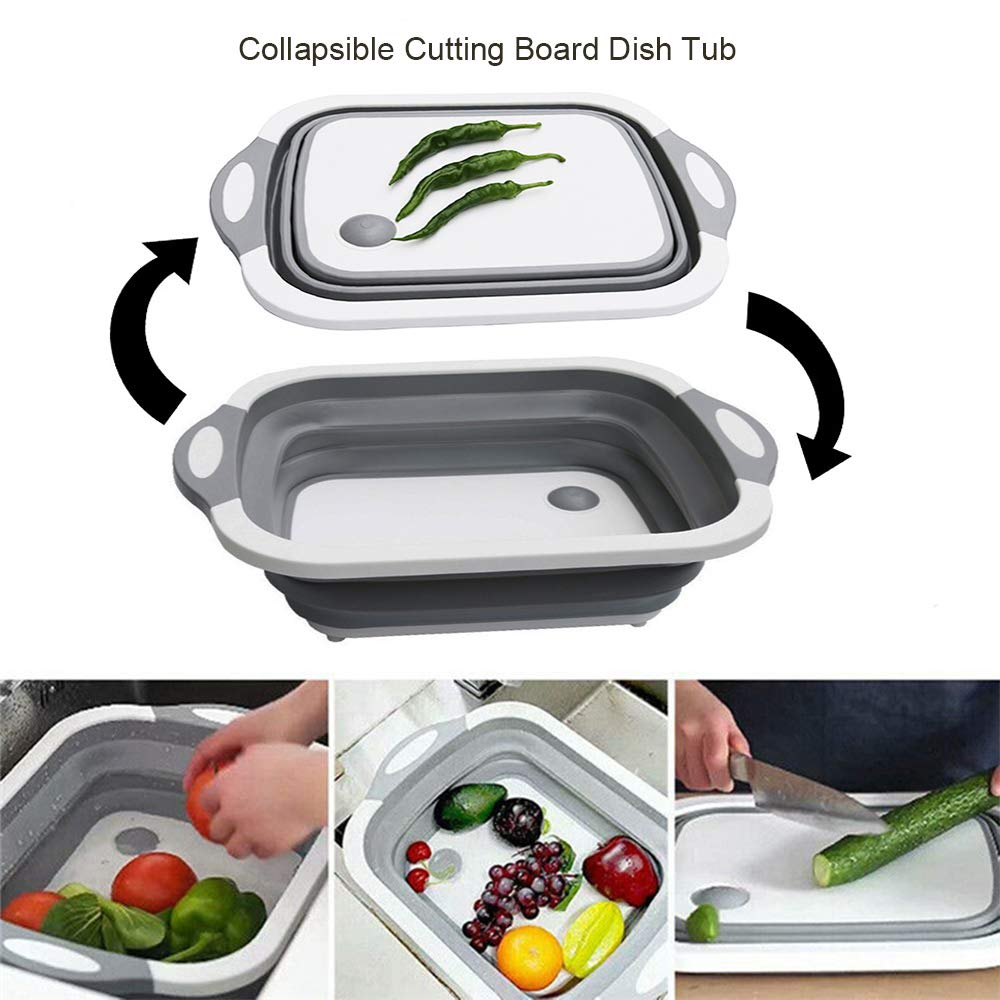 Multi-purpose Foldable Silicone Cutting Board