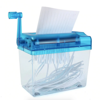 Shredsy™ Portable Hand Paper Shredder